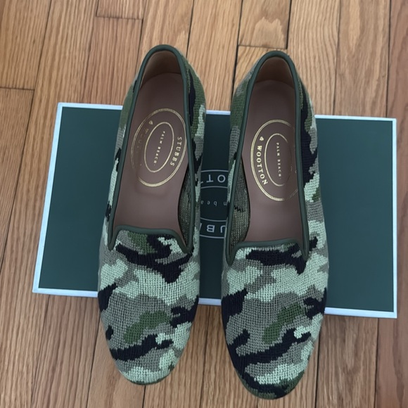 Stubbs & Wootton Camouflage Loafers - Picture 12 of 16